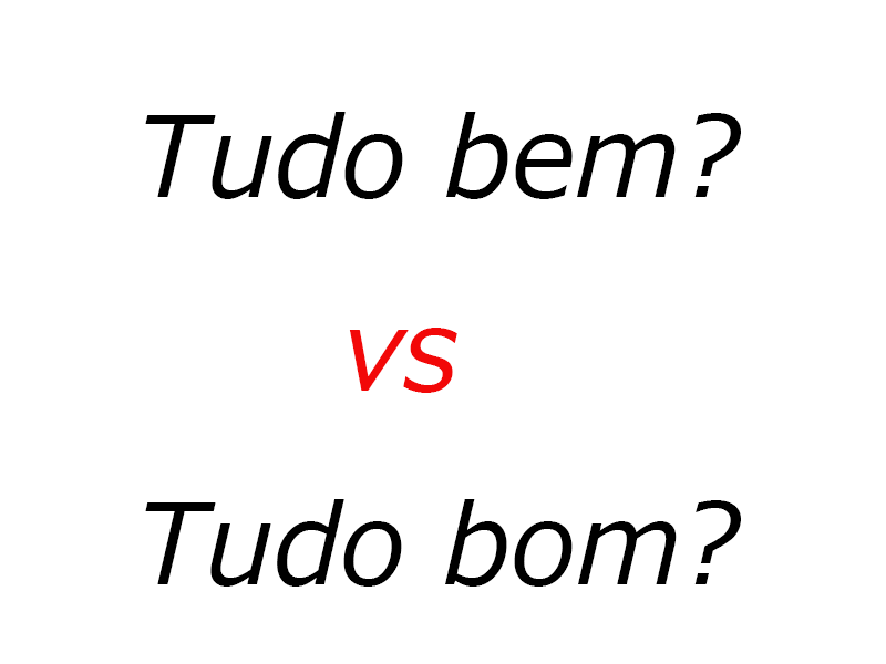 ポルトガル語のtudo Bemとtudo Bomって何が違うの ポル語る Com
